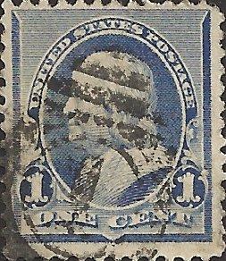 # 219 DULL BLUE USED BEN FRANKLIN SCV-0.75