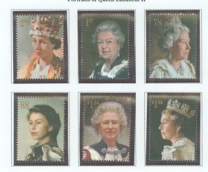 Great Britain #3191-3196 Mint (NH) Single (Complete Set) (Queen) (Royalty)