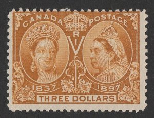 CANADA 1897 QV Jubilee $3 bistre. MNH **