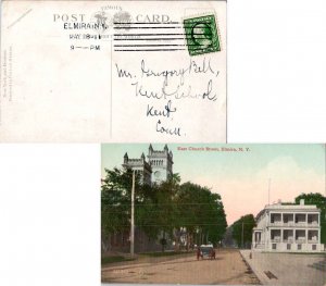 United States New York Elmira, N.Y. 1911 Columbian Machine Type J6P  PPC (Eas...