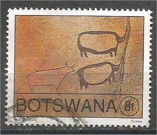 BOTSWANA, 1991, used 8t, Petroglyphs Scott 490