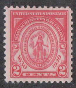 US ~ 1930 ~ # 682 ~ Cplt Set 1 ~ MNH ~ Massachusetts, cv .85