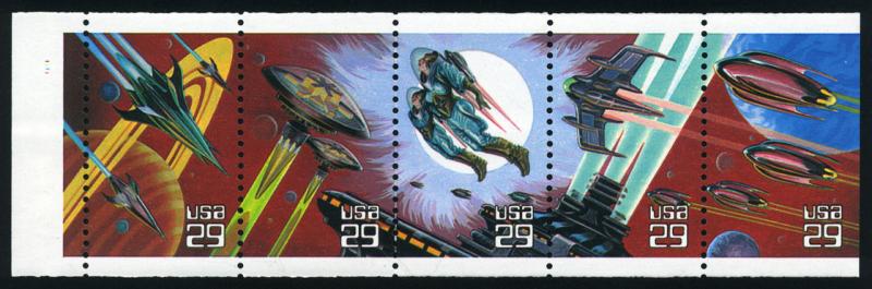 U.S. #2745a (2741-2745) MNH, OG, XF/S Centering