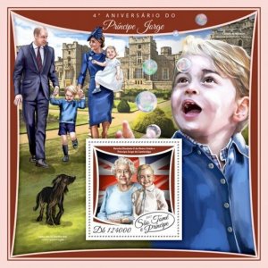 St Thomas - 2017 Prince George Birthday - Souvenir Sheet - ST17501b