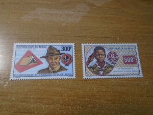 Mali  #  C462-63  MNH   Scouting