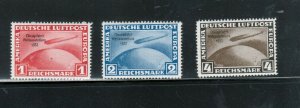 Germany #C43 #C44 #C45 Very Fine Mint - Nicely Regummed To Look Never Hinged