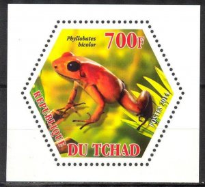 Chad 2014 Frogs (2) MNH Cinderella !