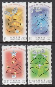 Hong Kong 1018-1021 Christmas MNH VF