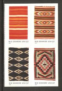 #3926 Indian Blankets block of 4 from book mint NH