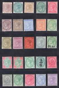 MOMEN: INDIA QV 1865-1902 MINT OG H £445 LOT #65370