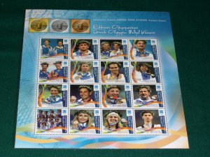 Greece Olympics Athens 2004 Medalists sheetlet issue MNH XF.