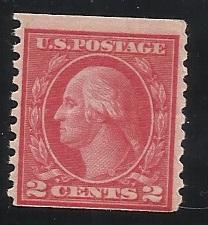 444 2c Coil MNH Fine
