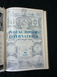 POSTAL HISTORY INTERNATIONAL No's 1-12 JAN-DEC 1972 BOUND 