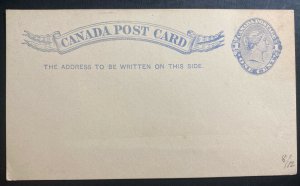 Mint Canada Original Postal Stationary Postcard One Cent