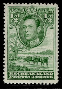 BECHUANALAND PROTECTORATE GVI SG118, ½d green, LH MINT.