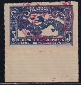 Panama 1928 Sc 257 Lindbergh Airplane Visit Stamp CTO