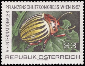 Austria 1967 Sc 786 Insect Potato Beetle