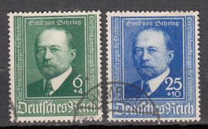 Germany - 1940 Dr. Emil von Behring Sc# B186/B187 (6034)