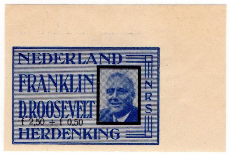 (I.B) Netherlands Cinderella : Rocket Mail 3f (Rakentenvluchten) Roosevelt