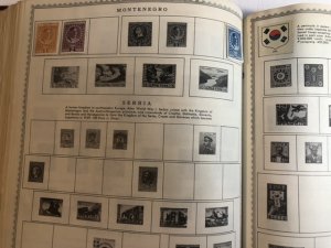 The New World Wide Postage Stamp Album Lots Of Old Stamps