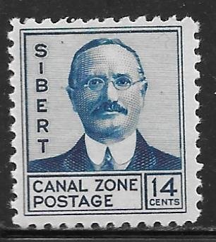 Canal Zone 110: 14c William Sibert, MH, F-VF