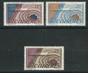 Reunion  265-67 Y&T 278-80 MNH High values F/VF 1947 SCV $19.25