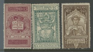 Italy #133-135 Unused Single (Complete Set)