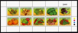 Jordan Sc# 2000 MNH Vegetables (M/S)