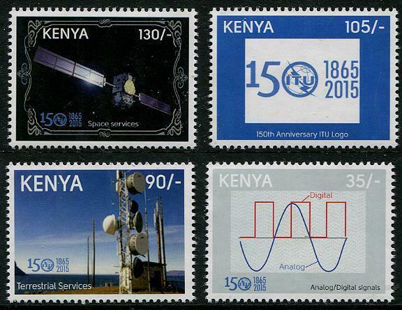 HERRICKSTAMP NEW ISSUES KENYA Sc.# 889-92 Int'l Telecommunications Union