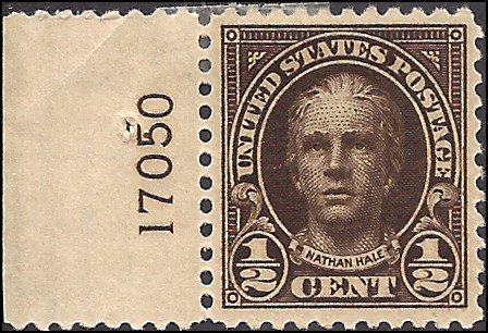 551 Mint,OG,HR... SCV $0.25... Plate# Single