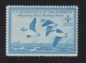 US RW15 $1 Duck Hunting Stamp Mint VF OG NH SCV $60