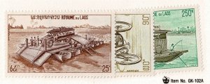 Laos #249-50,C117 MH complete set