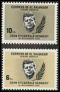 El Salvador 747-748 Mint VF 47 NH, 48 H