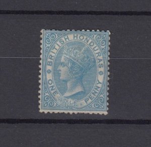 British Honduras QV 1865 1d Blue No Watermark SG1 MNG BP1272