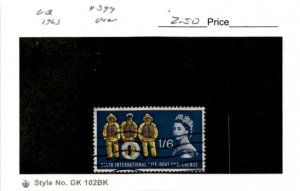 Great Britain, Postage Stamp, #397 Used, 1963 Lifeboat (AC)