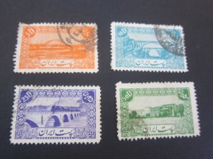 Iran 1942 Sc 877,879,883,886 FU