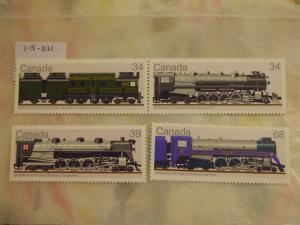 Canada #1118 - 1121 set mint