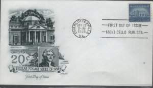 US 1046 FDC   UNADDRESSED   ARTMASTER