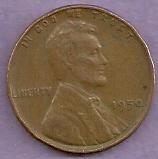 1950 P Lincoln Wheat Cent #58