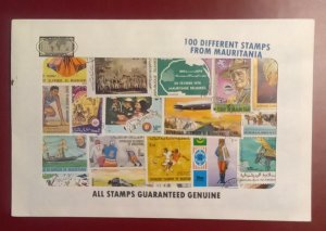 Mauritania - packet of 100 stamps