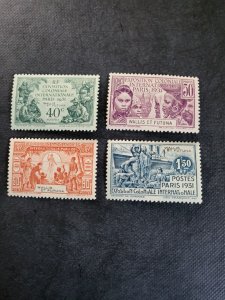 Stamps Wallis and Futana Scott #85-8 hinged