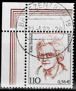 Germany 2000,Sc.#1728 used Famous Women: Käte Strobel (1907-1996)