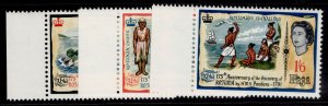 FIJI QEII SG351-353, 1966 anniv of discovery of Rotuma set, NH MINT.