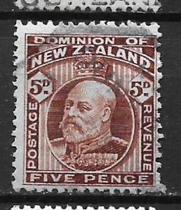 New Zealand 136 King Edward VII single Used