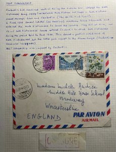 1970 Phnom Penh Cambodia Vietnamese Army  Censored Cover To Broadway England