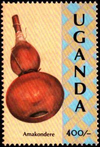 Uganda #1016-1023, Complete Set(8), 1992, Music, Never Hinged