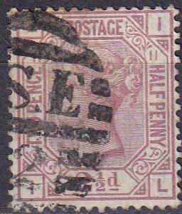 Great Britain #67 Plate 11 F-VF Used CV $60.00 Z38