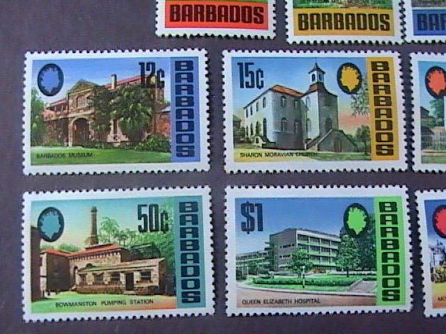 BARBADOS # 328-343 -MINT/NEVER HINGED---COMPLETE SET---QEII---1970