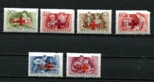 Hungary 1957 Mi 1482-7 MNH Red Cross 8438