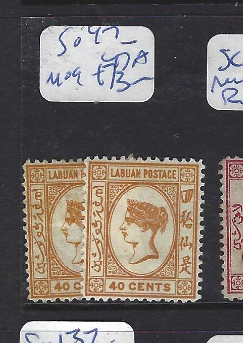 LABUAN (P2407B)  QV CAMEO 40C   SG 47-47A       MOG